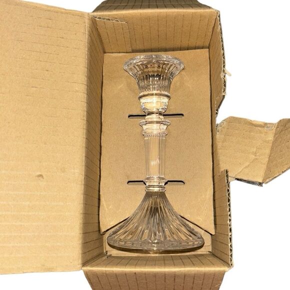 Lenox collections Lenox crystal candlestick 5.5” European full lead crystal - Picture 1 of 3